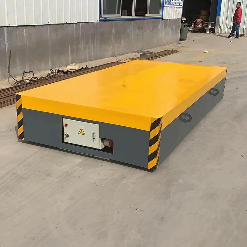 甘肃直销电动地平车车间仓库智能搬运工具车无轨万向电动平板车