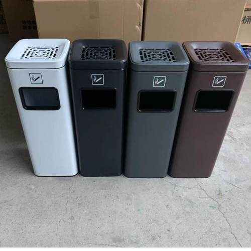 酒店大不钢立电梯口垃圾锈式桶带堂烟灰缸走廊过道吸烟SX-01S灭烟