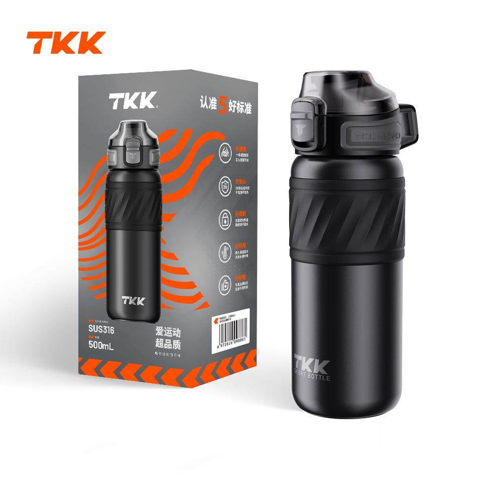 TKK新款316不锈钢保温保冷杯户外运动便携水杯学生上学用补水杯子