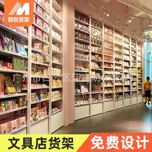 名创中岛展示台饰品柜陈列柜优品文具精品店展示架K店铺KV
