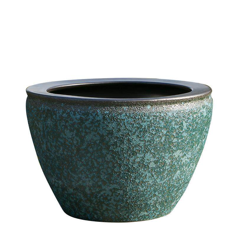 庭院大缸景德镇青花瓷水缸金鱼缸荷花碗莲睡莲盆乌龟缸酒店甲鱼缸