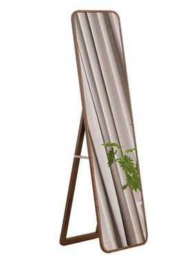 穿衣全镜身实SBU木落地镜家镜用挂衣架带镜子一帽体衣架