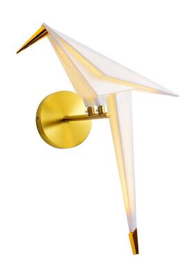 鸟千纸鹤卧19358壁灯床头高级轻奢走廊楼梯装饰室网感红客厅背景