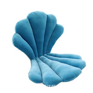 s热销贝壳坐垫北欧in护风枕办公室座椅垫冬季 腰A27垫靠车上腰靠