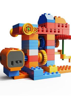 兼容高科教18573齿轮积木1-3阶段拼装益智玩具3-6乐岁教育机构幼