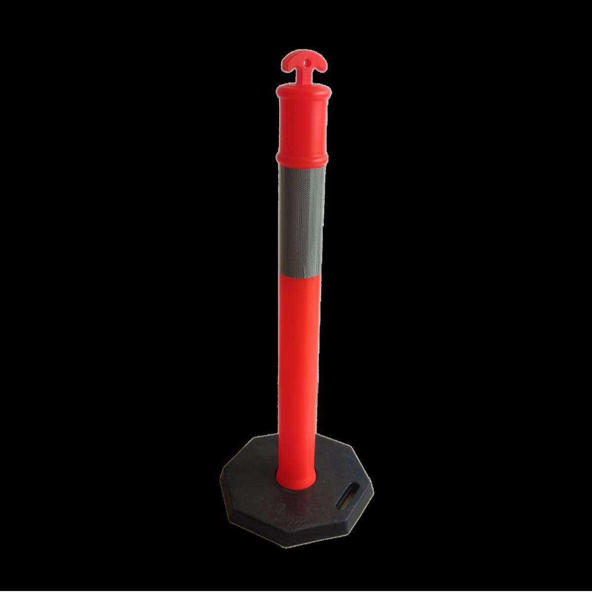 可移动不倒翁警示柱隔离诱导柱隔离反光立柱橡胶底座PE立柱