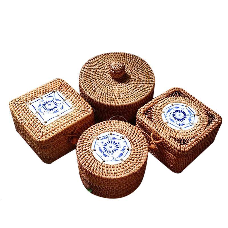 越南藤编收小纳储物针盒线筐小首饰收纳盒其他收纳筐,收纳整理,首饰盒,淘宝优惠券,粉丝福利购,淘宝优惠卷