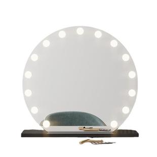 半LED化妆镜好能莱坞灯泡浴补光化56919妆镜圆家用室梳妆台智梳妆