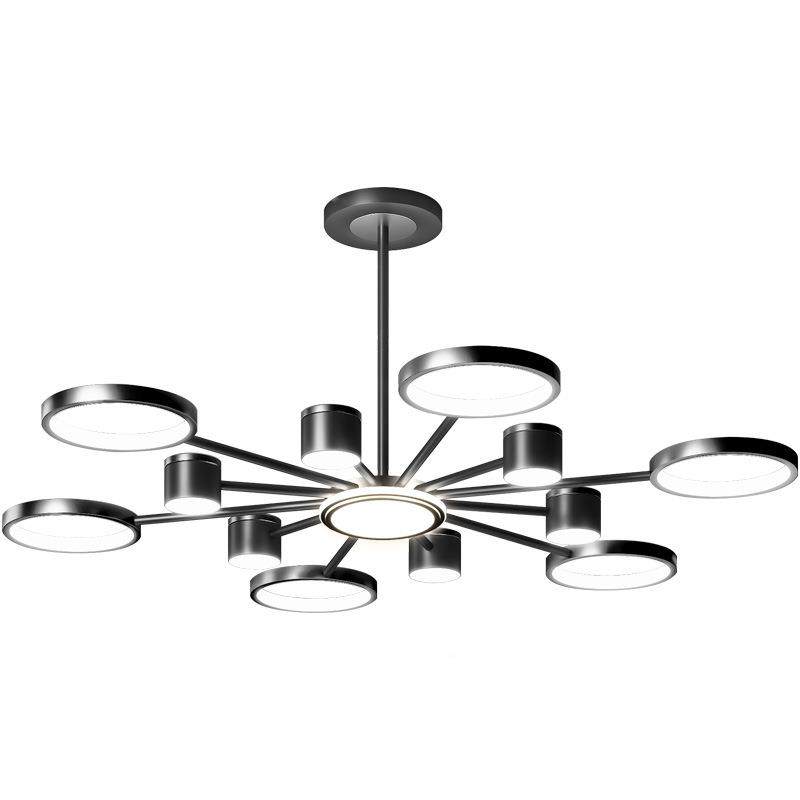 客厅吊灯北8212黑欧室极简空卧餐性厅灯现代简约大气星网红轻奢个,家装灯饰光源,智能吊灯,淘宝优惠券,粉丝福利购,淘宝优惠卷