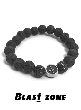BLASTZONE黑色十字宇宙星球手链