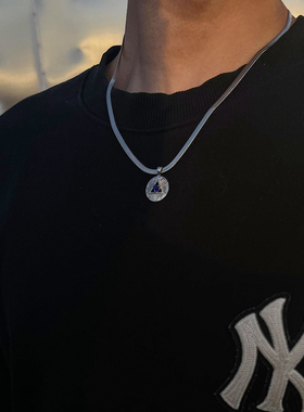 蓝色法老神眼小众吊坠BLASTZONE