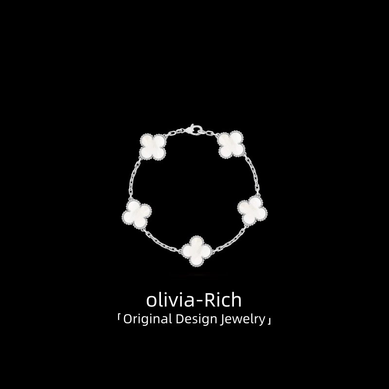 「OR原创设计」五花手链女2025爆款轻奢贝母精致玉髓饰品礼物