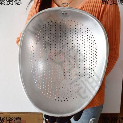 不锈钢筲箕铝簸箕厨房家用洗菜篮沥水筐网篮滤水篮洗淘米筛盆漏盆
