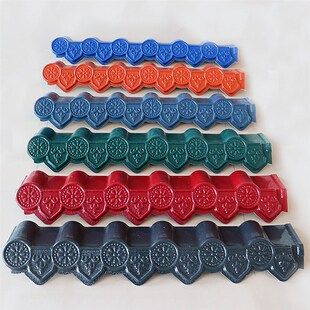 速发件成树脂瓦配合仿脂滴水板屋檐口板厂家直销树古瓦别墅塑料琉