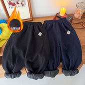 主播推荐 顾奈 paul frank 大嘴猴儿童加绒弯刀休闲裤