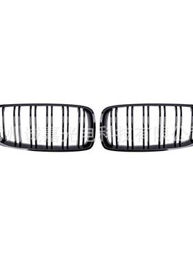 适用4系F32F36M3F80M4F82改装双线款亮黑中网亮黑汽车格栅