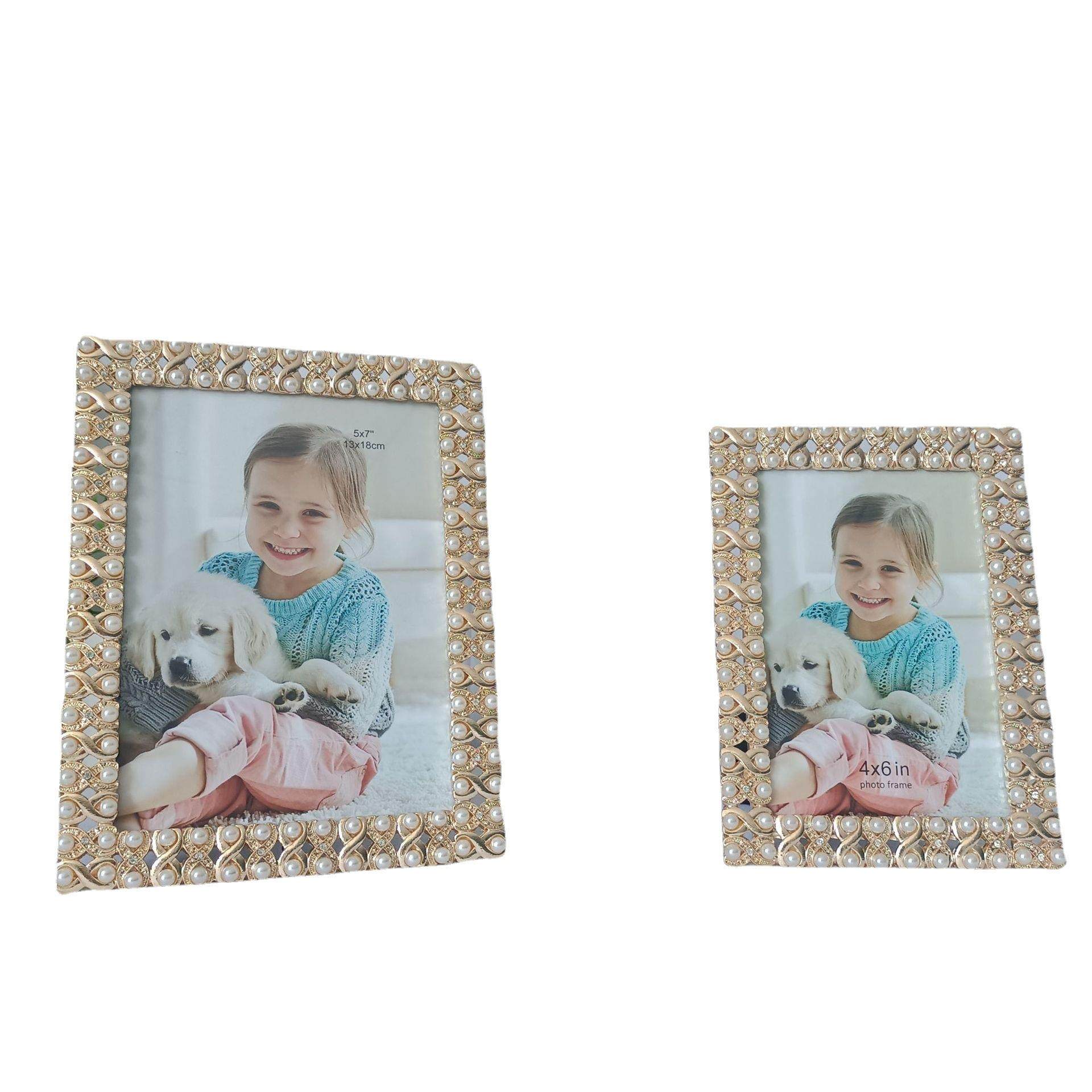 现代简约新款浅金色金属相框样板房软装摆台摆件金属相框,家居饰品,DIY亲子装饰画,淘宝优惠券,粉丝福利购,淘宝优惠卷