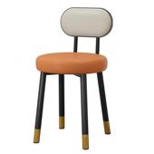 北欧家用网红化妆椅现代加厚简约女生卧室梳妆凳靠背轻奢软包餐椅