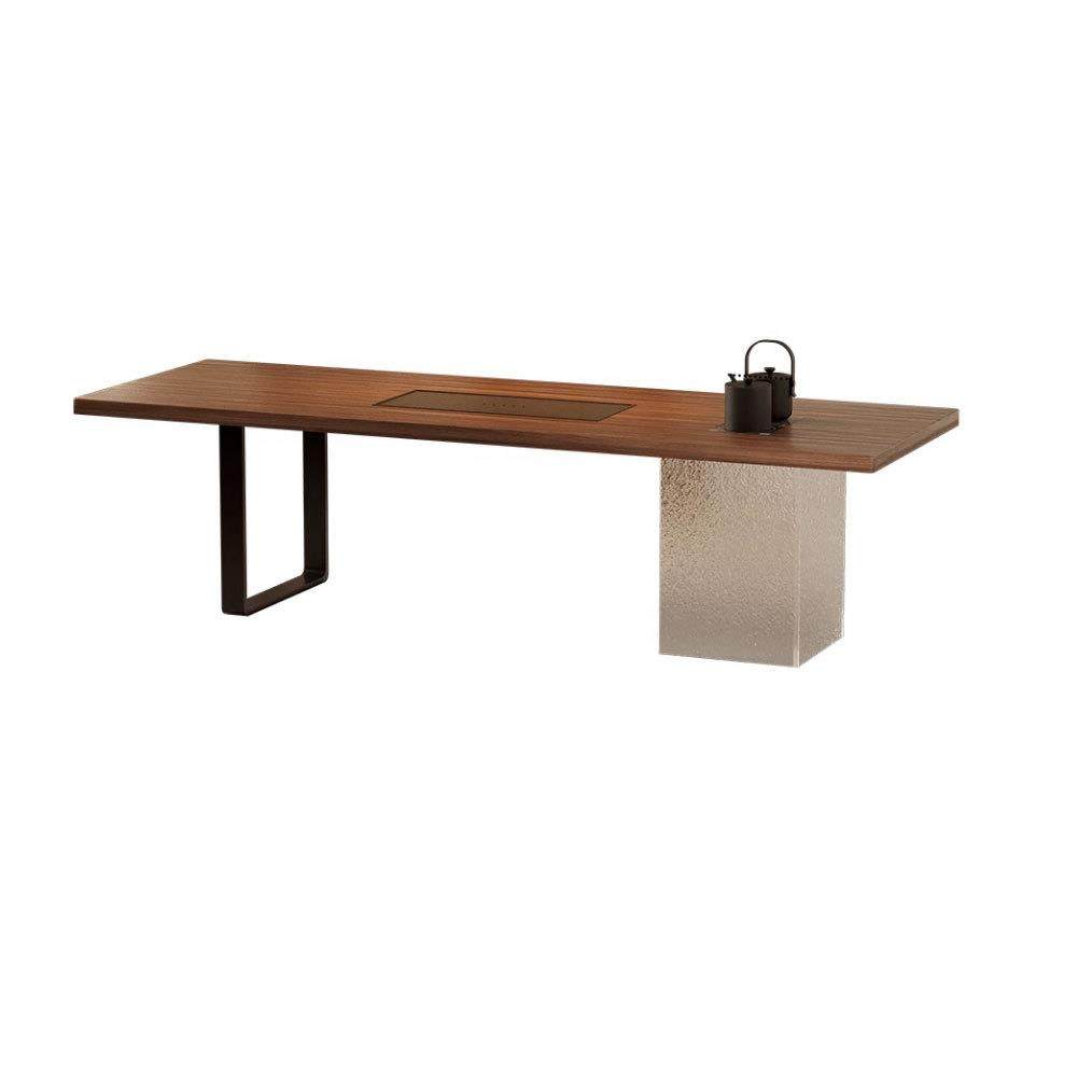 北美黑胡桃木茶桌椅组合现代简约家用客厅实木泡茶台亚克力茶桌,商业/办公家具,茶台/茶桌,淘宝优惠券,粉丝福利购,淘宝优惠卷