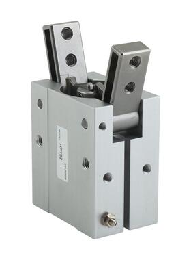 型手指气缸HFY16平行导轨夹爪手指气缸气爪开闭型气动气缸