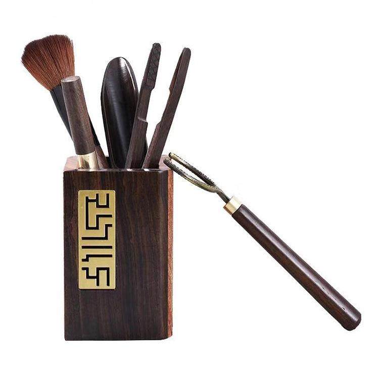 黑檀木茶道六君子套装双色茶筒功夫茶具茶艺组合茶盘摆件,餐饮具,整套茶具,淘宝优惠券,粉丝福利购,淘宝优惠卷