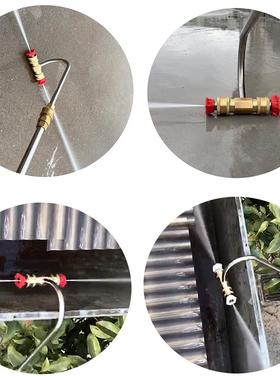 1/4英寸排水沟清洁器套件带4个喷嘴头快速连接头4000PSI