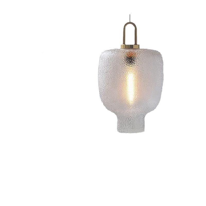 北欧轻约奢风格后现代简创意玻璃吊设计师餐吧台样板厅房装饰灯灯