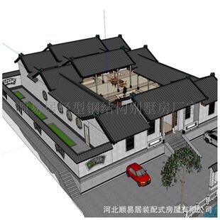 任丘装配式别墅建造快轻钢结构房施工公司新材料拼装集成房屋