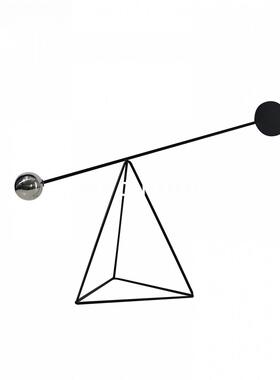 现代简约抽象艺术摆件样板间客厅电视柜酒柜书房小众家居软装饰品