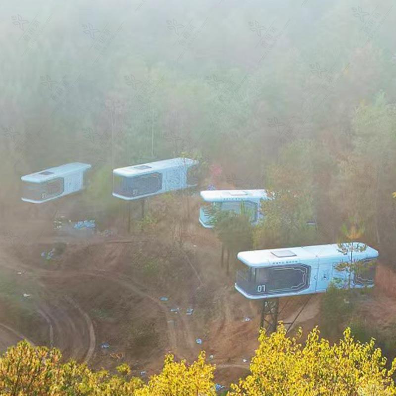 一体化系统静音太空舱民宿山顶营地全灾后救援落地窗星空房旅居仓