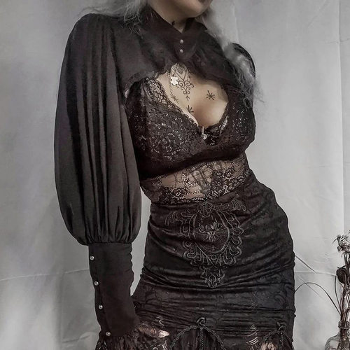 High neck hooded top and camisole top women 高领罩衫坎肩上衣