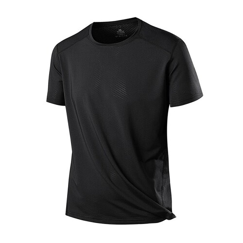 Solid color round neck loose half sleeve男士纯色圆领宽松半袖