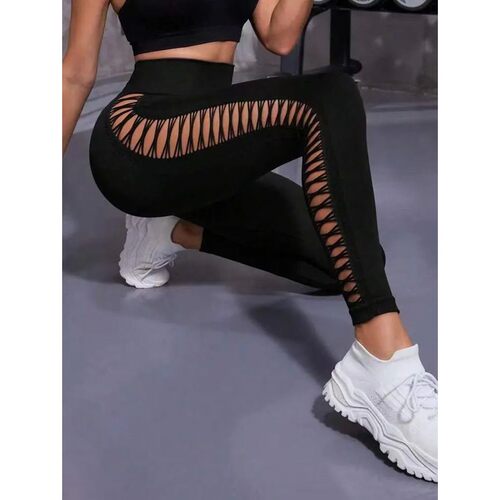 Tight quick drying tie dye yoga pants 女式紧身速干扎染瑜伽裤
