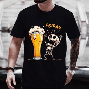 Round neck printed pullover top for man 男士圆领印花套头上衣