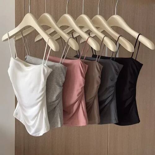 Skincare slimming base vest for women 抹胸修身上衣打底背心女
