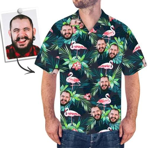3D printed collar button down shirt 3D数码印花翻领系扣衬衫男