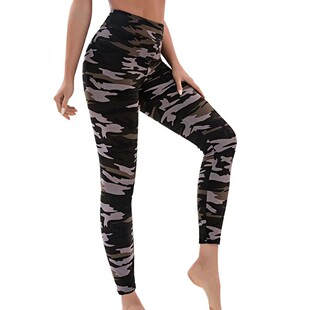 printed 迷彩印花紧身打底裤 tight women 女 leggings Camouflage