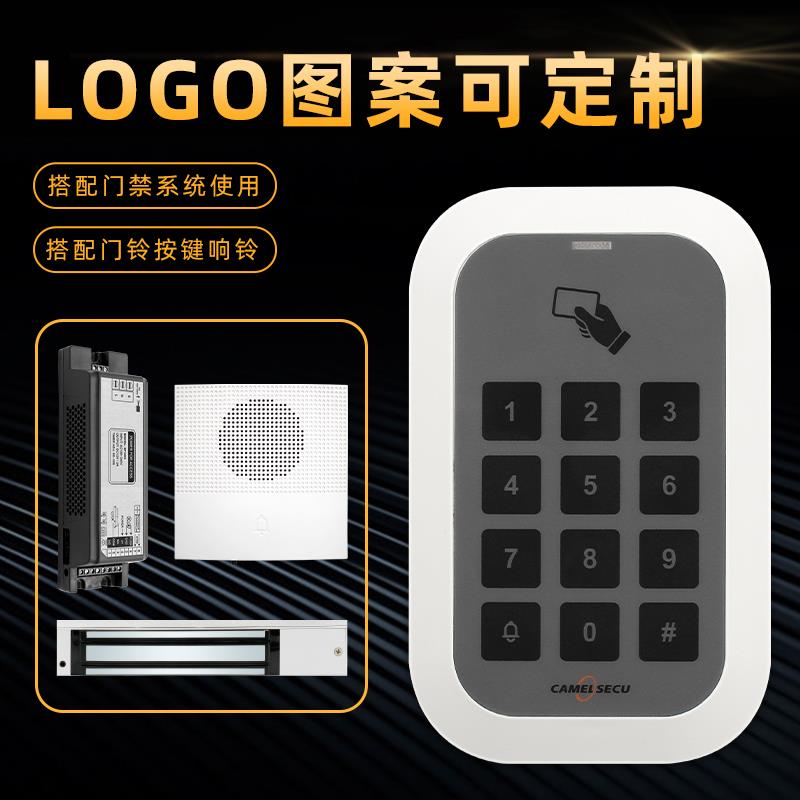 门禁密码刷卡器 电子门禁系统磁力锁门禁机 IDIC卡读卡门禁一体机