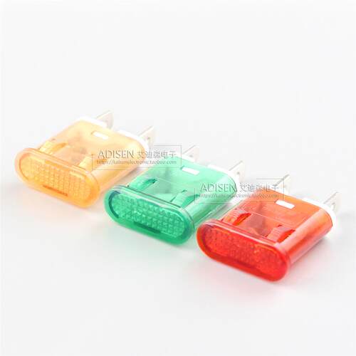 ADS-65安装孔18mm*8mm 5V12V24V220V红绿厨房设备CE指示灯信号灯