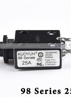 KUOYUH 98 Series 25A塑料螺杆插排断路器过载保护器3-40Amps可选