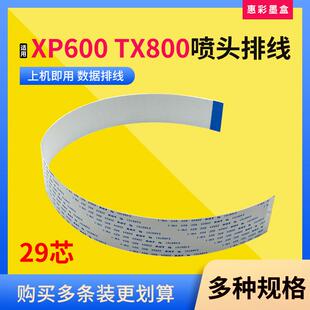 爱普生XP600 TX800写真机29芯喷头排线 奥德利 普捷 佰捷 数据线