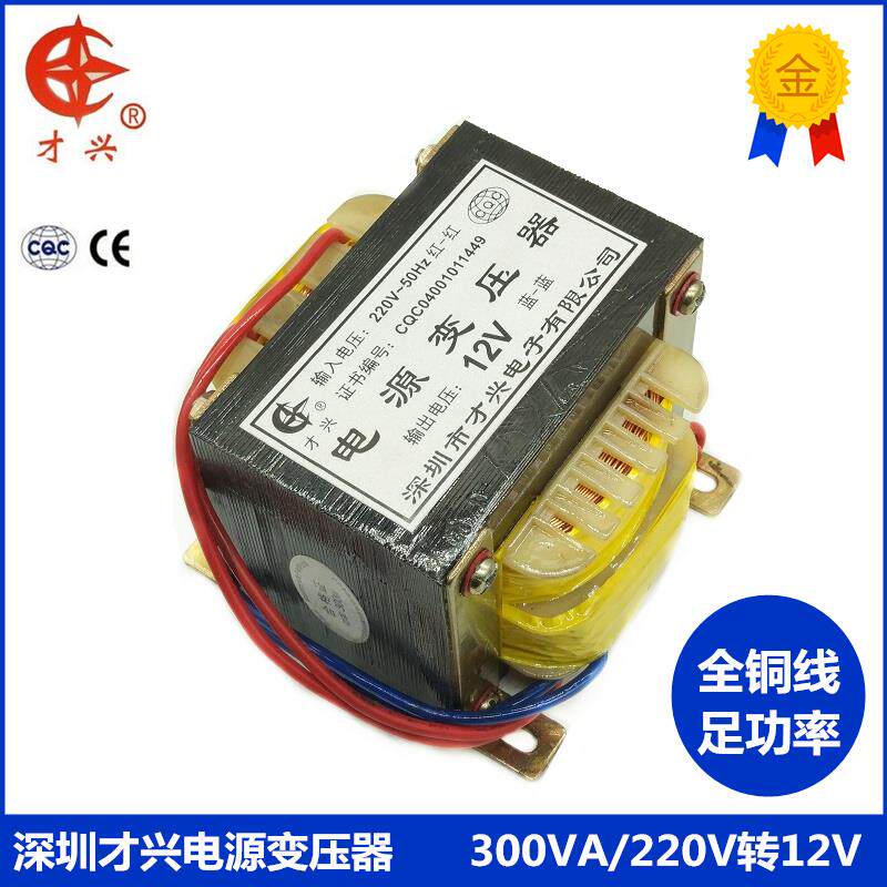电源变压器300W DB-300VA 220V转12V 25A 交流12V 监控电源变压器