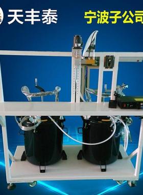 大容量10L-40L压力桶AB双液灌胶机 带动态搅拌功能双气口灌胶机