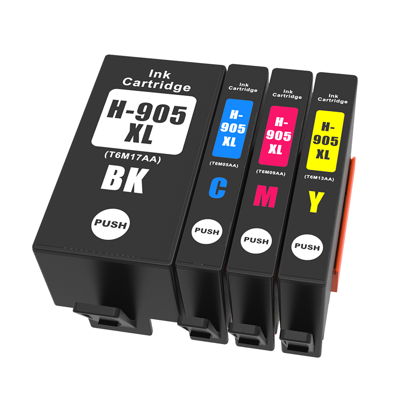 适用惠普6960墨盒905XL打印机HP OfficeJet Pro 6950 6970 6962 6963 6964 6958 6968 6975黑彩色墨水902XL