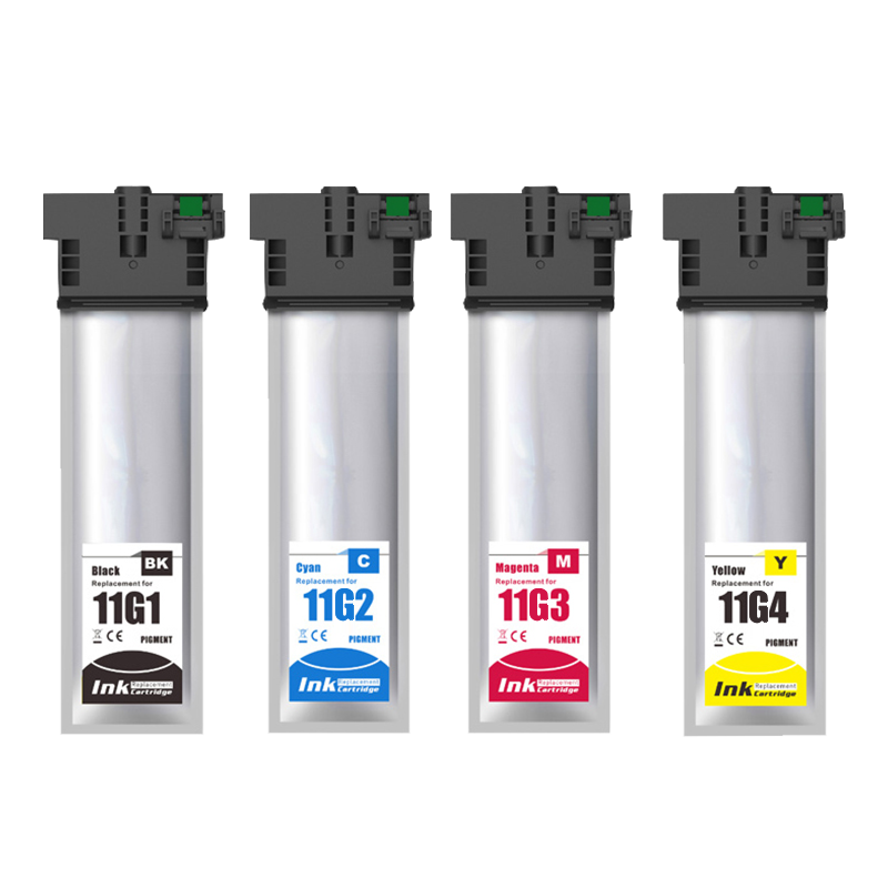 适用EPSON爱普生T11G1墨袋WorkForce Pro WFC5390a/WFC5890a打印机墨盒黑色彩色墨水袋港版C9382维护箱