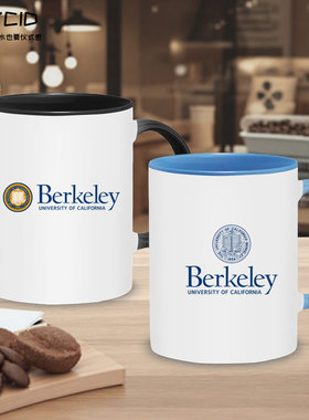 加州大学伯克利分校UC Berkeley周边纪念品咖啡杯马克杯陶瓷杯dt