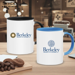 加州大学伯克利分校UC Berkeley周边纪念品咖啡杯马克杯陶瓷杯dt