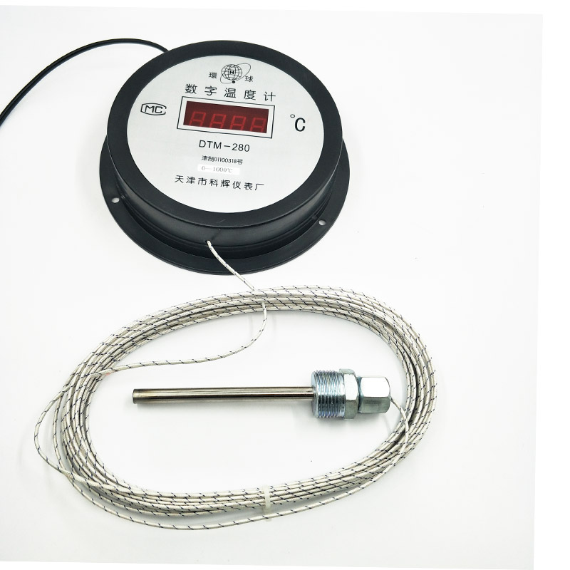 高温数显温度计500n度1000度家用工业烤箱测量器带高温探头温度表