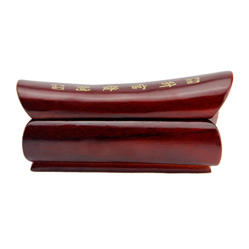 越南红木棺材实木升官发财摆件楠木带H印章风水工艺品特色小手把