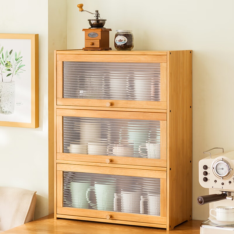 桌面杯子收纳置物架防尘玻璃茶杯杯架家用马克杯收T纳盒放水杯架